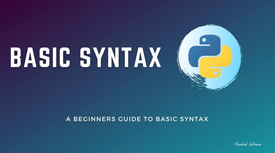 Basic Syntax